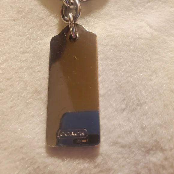 Coach LOZ Pave Swarovski Enamel Keychain Bag Purse Tote Charm - Picture 3 of 3